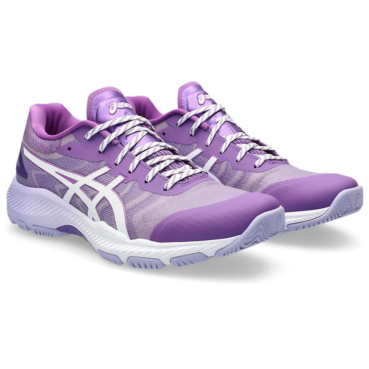 Asics Netburner Professional FF Womens Netball Shoes: Cyber Grape/White