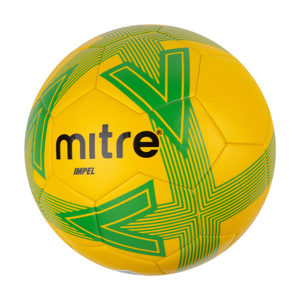 Mitre Impel Football: Yellow Green