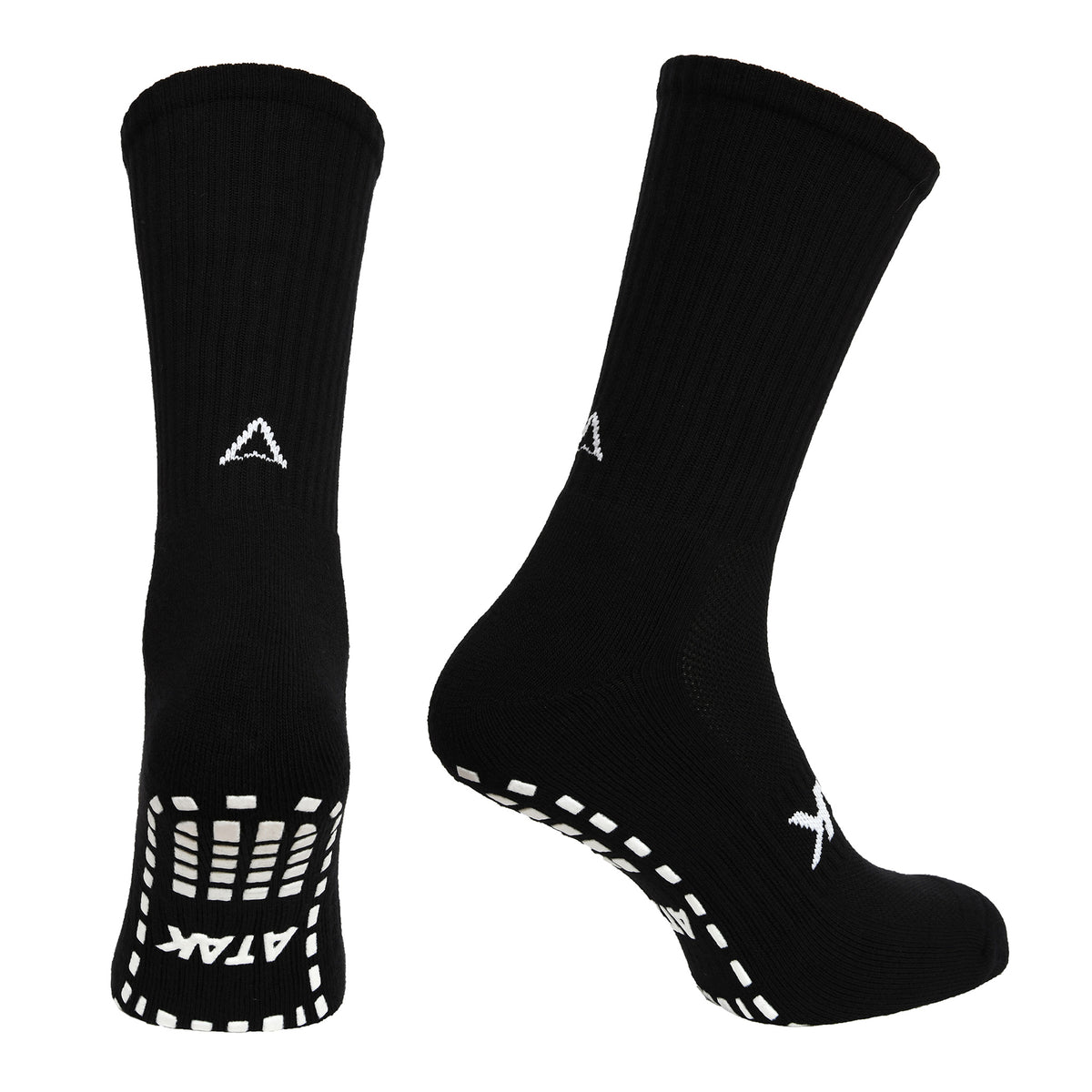 Atak Shox Midleg Grip Socks: Black