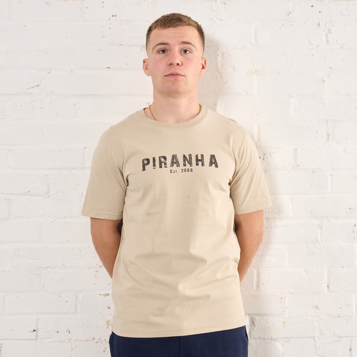 Piranha Lifestyle Heavy T-Shirt: Desert Dust