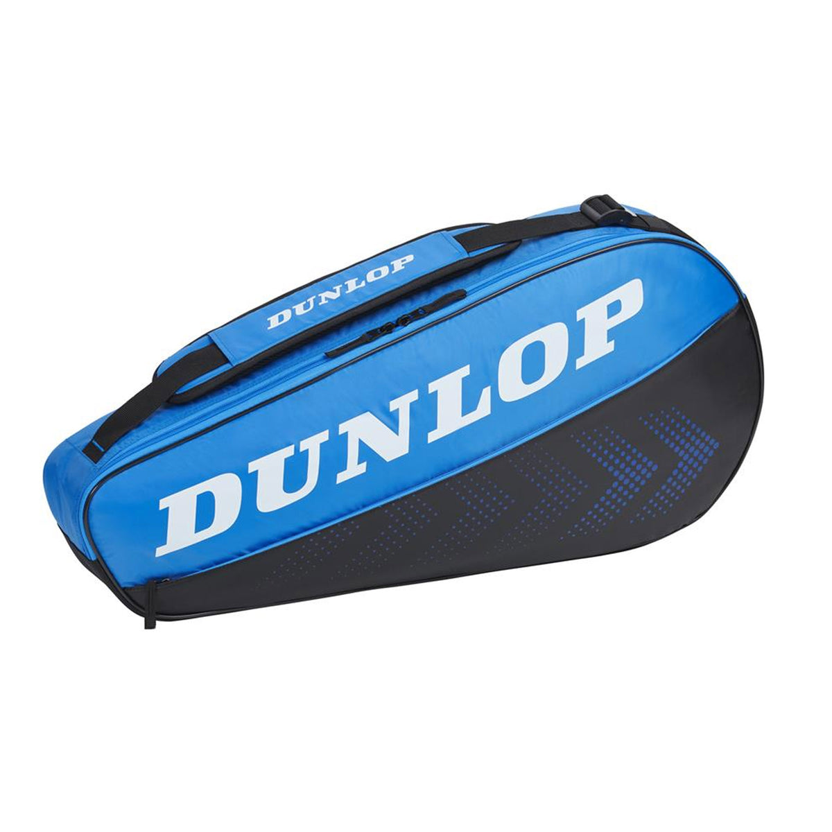 Dunlop FX Club - 3 Racket Bag: Black/Blue