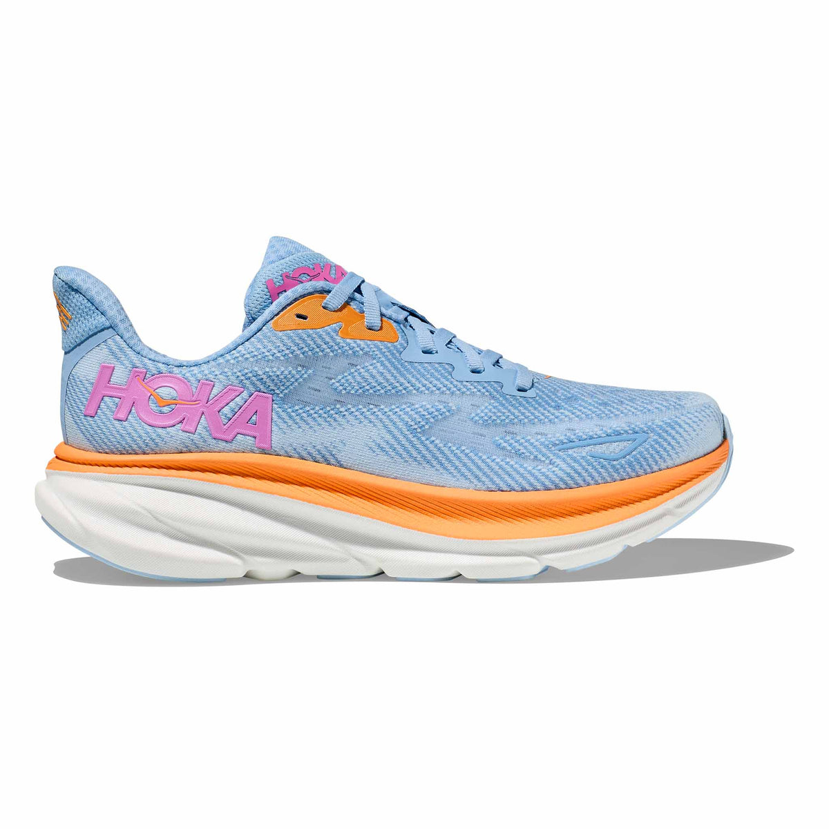 Hoka Clifton 9 Womens Running Shoes: Airy Blue/Ice Water