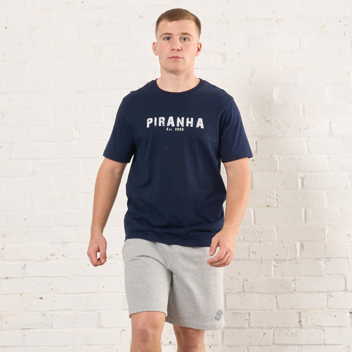 Piranha Lifestyle Heavy T-Shirt: French Navy