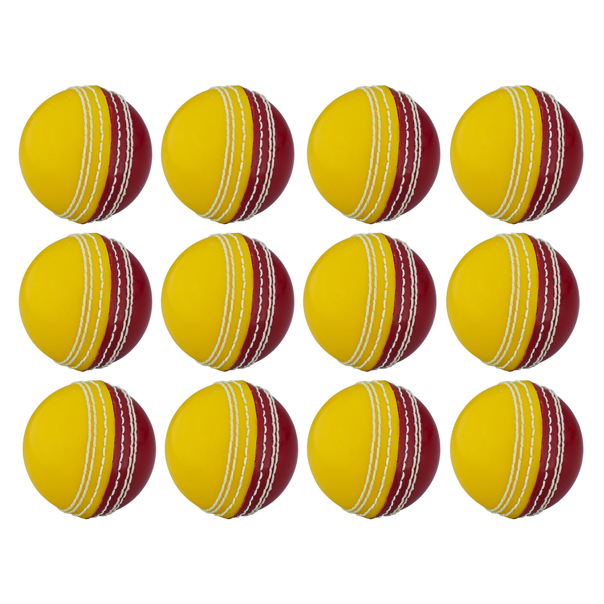 Readers Supaball Senior Cricket Ball Box of 12: Red/Yellow