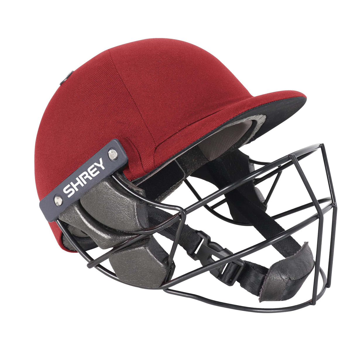 Shrey Armour 2.0 Steel Cricket Helmet: Maroon