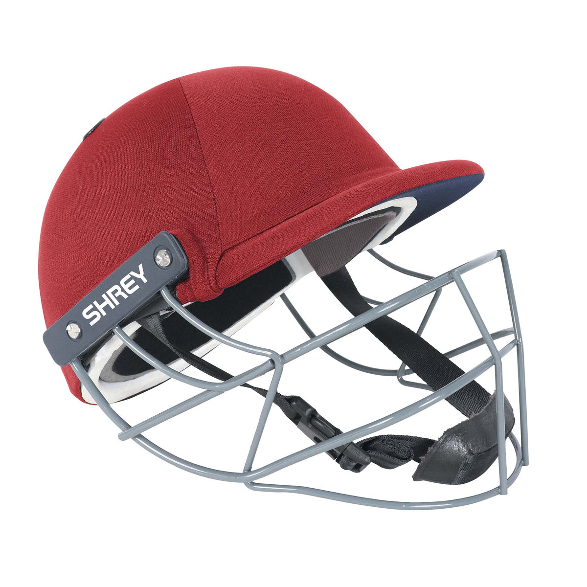 Shrey Performance 2.0 Steel Cricket Helmet: Maroon