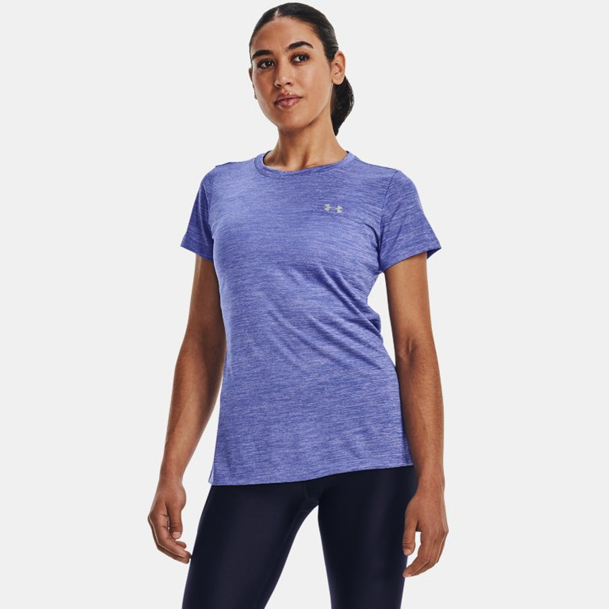 Under Armour Womens Tech Twist T-Shirt: Baja Blue